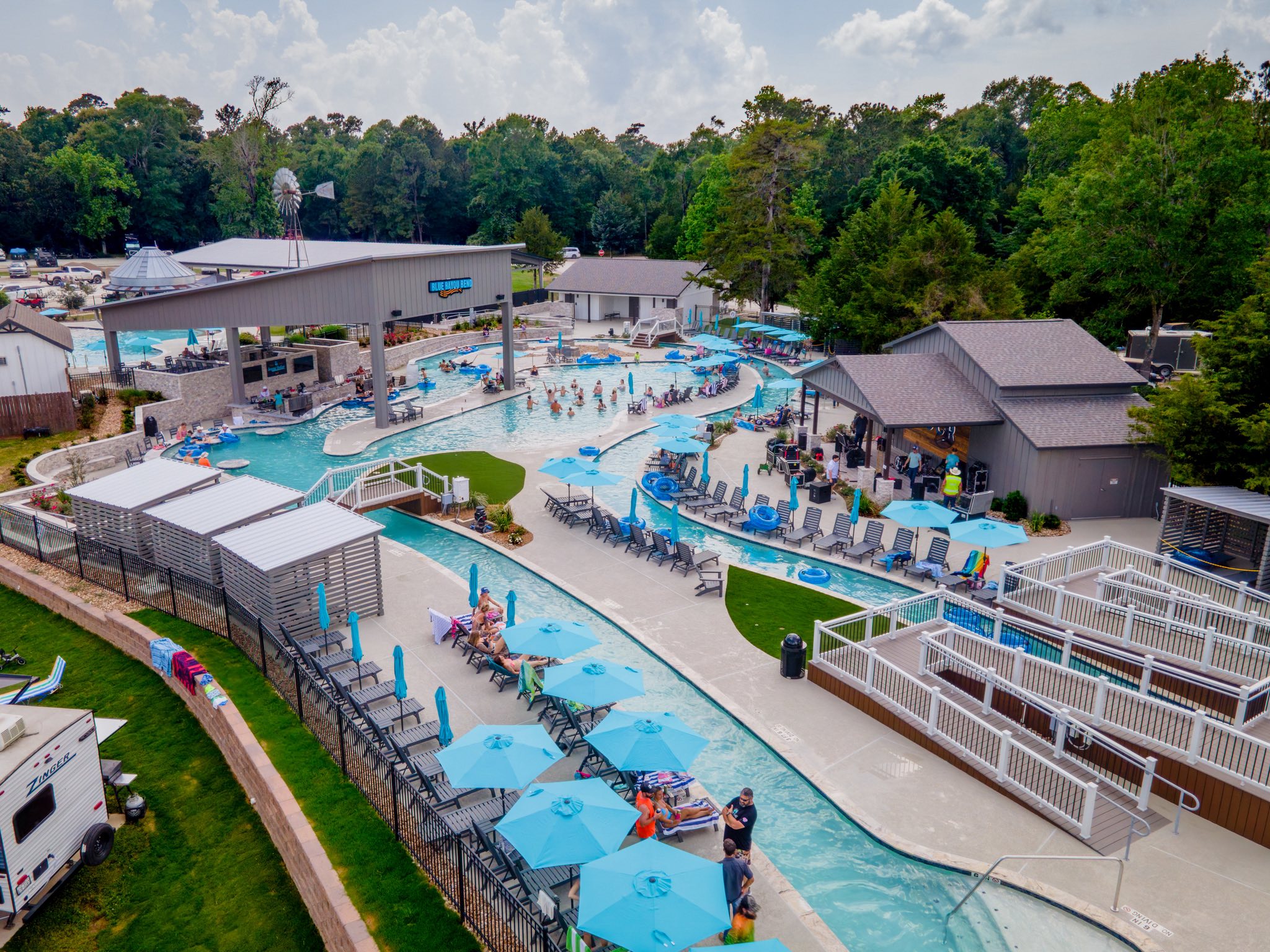 drone video of two creeks crossing resort
