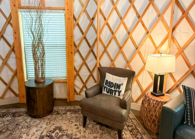 two creeks crossing resort yurt