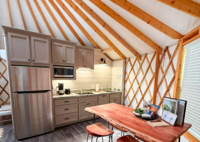 two creeks crossing resort yurt