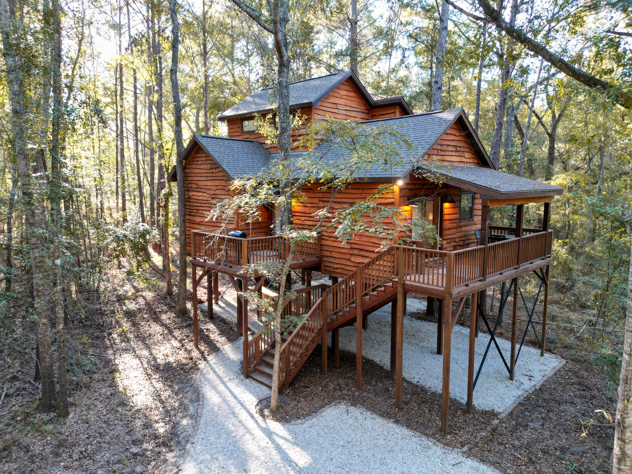 Treehouse outside treehouse outside