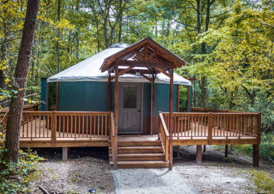 two creeks crossing resort yurt