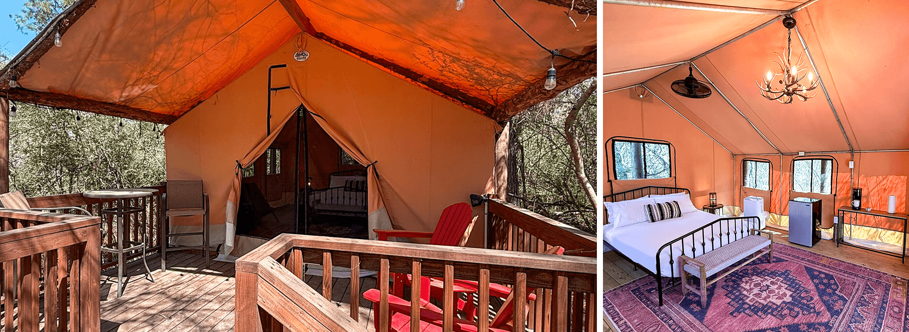 glamping tents for rent in livingston, texas