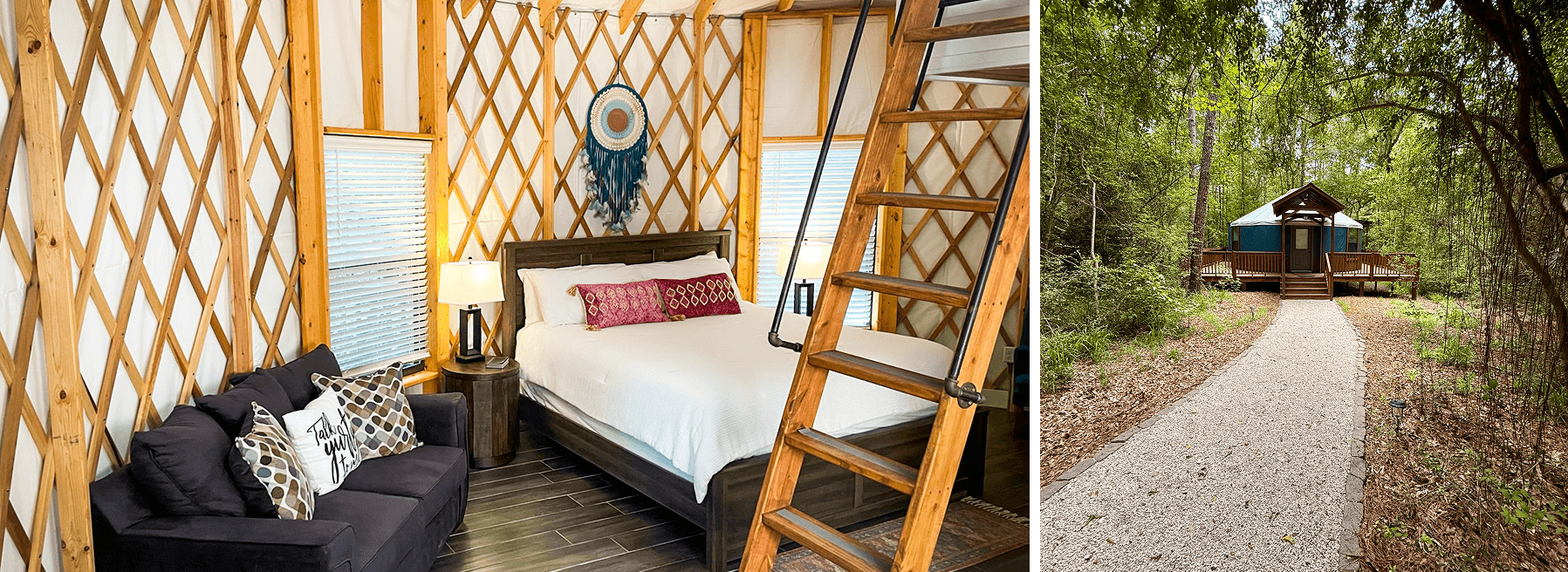 yurts for rent in livingston, texas