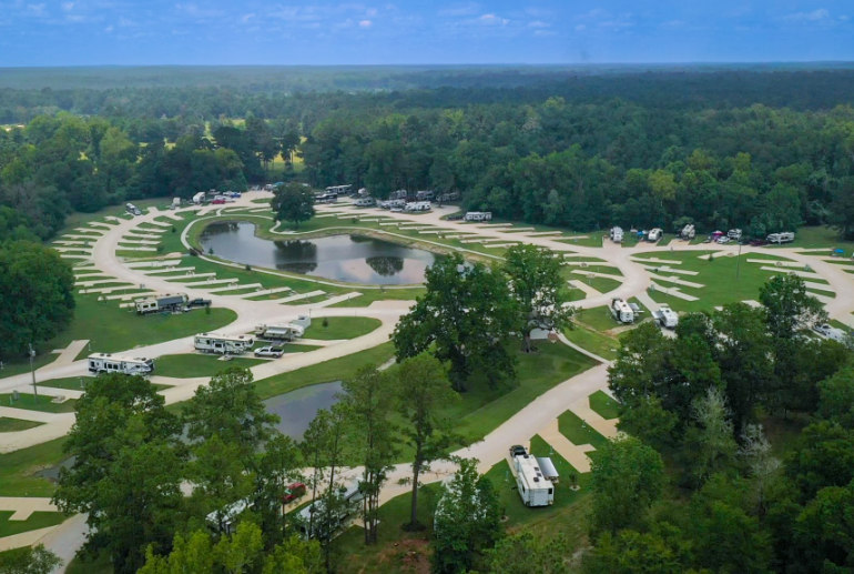 Drone view campers drone view campers